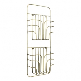 LOFT42RowanLargeTijdschriftenrek-Goud-Metaal