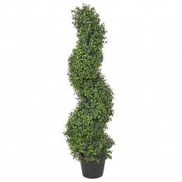 Beliani-SPIRALTREE-Kunstplant-Groen-98cm-Synthetisch