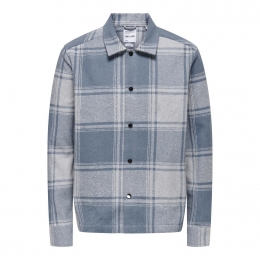 OnlySonsMaceLongSleeveCheckOvershirt