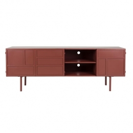 HousecraftLivingDavisDressoirMetaalBruinRood