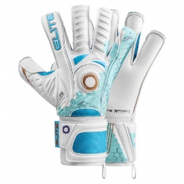 EliteSportOrcaKeepershandschoenenWitLichtblauwBrons