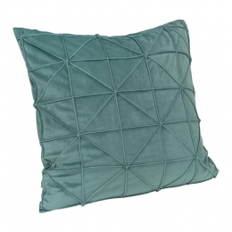 QUVIOKussenhoesmetgrafischpatroon-50x50cm-Fluweelgroen