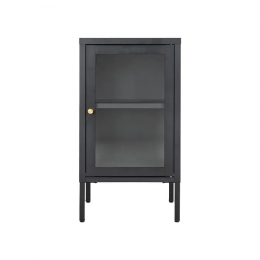 ArtichokJamesMetalenOpbergkastmetGlas-B38cm-Zwart