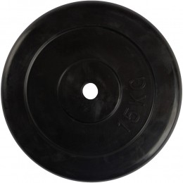 VirtuFitGietijzerenHalterschijf-Haltergewicht-30mm-15kg-Zwart