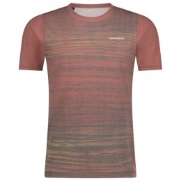 Shimano-SpazioShortSleevesJerseyPrinted-FietsshirtmaatLbruin