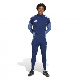 adidasTiro25CompetitionTrainingspakFull-ZipDonkerblauwWit