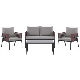 Beliani-SCIACCA-Loungesetvoor4-Grijs-Aluminium