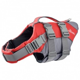 Hunter-SwimmingVestMoss-HondentuigmaatHals40-50cm-Bauch58-70cmrood