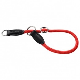 Hunter-T-CollarFreestyle-HondenhalsbandmaatHalsumfangmax40cm-8mmrood