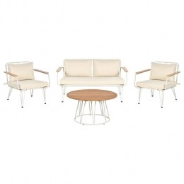 Beliani-MONTESILVANO-Loungesetvoor4-WitmetBeige-Staal