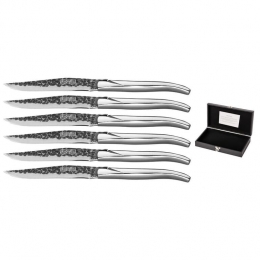 BlackwellSteakmessenLaguiole-RawBlack-RVS-6Stuks