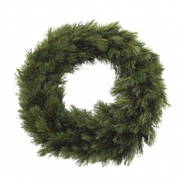 TriumphTreeForestFrostedKerstkrans-45cm-Groen