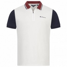 BENSHERMANClassicHerenPoloshirt0076371-SNEEUWWIT
