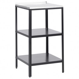 Beliani-VILAMA-Buitenkeukeneiland-Zwart-Staal