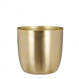 MicaDecorationsAlanoBloempot-H21x22cm-Metaal-Goud
