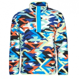 FleeceJackColumbiaHELVETIAIIPRINTEDHALFSNAPFLEECE