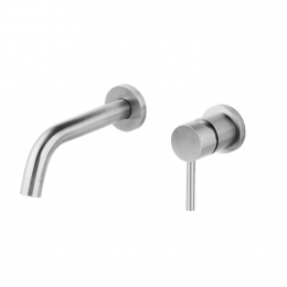 InbouwWastafelkraanBestDesignOreWandUitloop13cmRVS