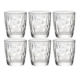 BormioliRoccoWaterglazenDiamond-390ml-6stuks