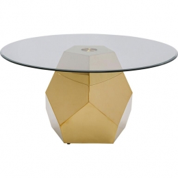 KareDesignRicchezzasalontafel-goud-90cm