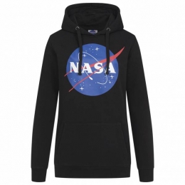 NASACircleHoodieDamesHoodyTMLHS007BLK