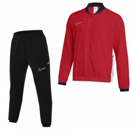 NikeAcademy25WovenTrainingspakFull-ZipRoodZwartWit