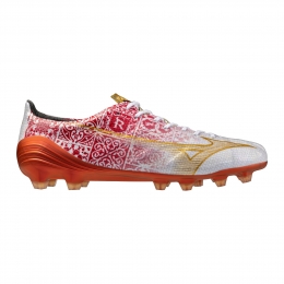 MizunoAlphaSR4JapanGrasVoetbalschoenenFGWitRoodGoud