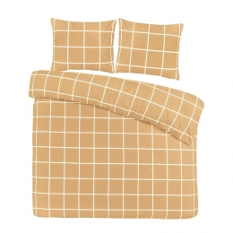 DekbedovertrekDayDreamKatoenBigCheck-beige