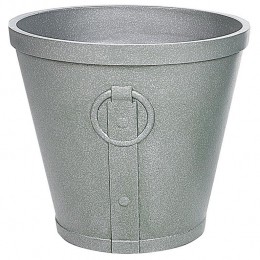 Beliani-VARI-Plantenbak-Grijs-45cm-Klei-vezelmengsel