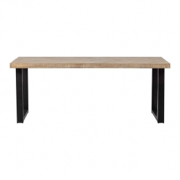 WooodTabloEettafel200x90-BruinVisgraat
