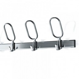 BirdsonaWirewandkapstokdriehakenzilver