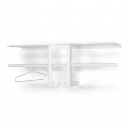 SPINDERDESIGNLUNOSMALL100Wandkapstok-Wit