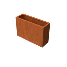 ArtesaRechthoekigeplantenbakcortenstaalL120xB40xH80cmGeroba-Geroba