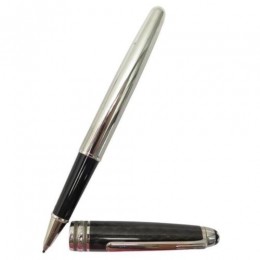 Montblancrollerballclassiquecarbonsteelmetcarbondopkleurstaal