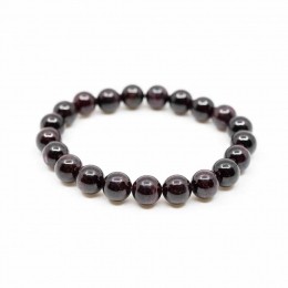 EdelsteenArmbandGranaatRood18cm8mmKralen