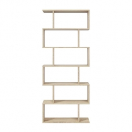 Calicosy-Boekenkastmit6compartimentenATHENA-H192cm-Eikenlook