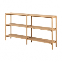 LisommeFlorisHoutenBoekenkast-B169cm-Naturel