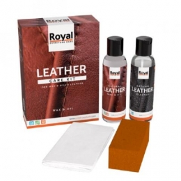 RoyalFurnitureCareOnderhoudsmiddelLederWaxOilKit-Wit-