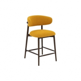 GoossensCounterstoelDiedeCounterstoel-geelBouclezonder