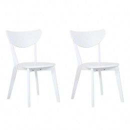 Beliani-ROXBY-Eetkamerstoel-Wit-MDF