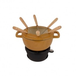 CosyTrendyFonduesetFontesticGietijzerAmberGold-18cm