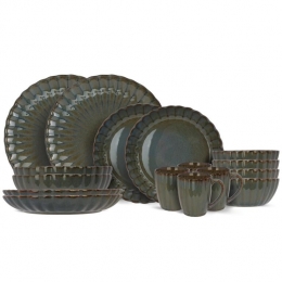 CosyTrendyServiessetAsteraOcean16-delig4personen-4dinerborden4diepeborden4kommenen4mokken