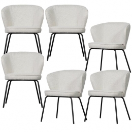 WOOODAdmitEetkamerstoelen-Boucl-Naturel-Setvan6