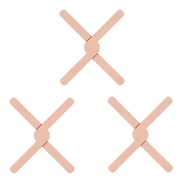 KrumbleOpvouwbaresiliconenpannenonderzetter-Roze-Setvan3