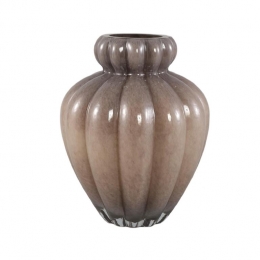 PTMDVaasSyamer2-21x21x27cm-Glas-Bruin