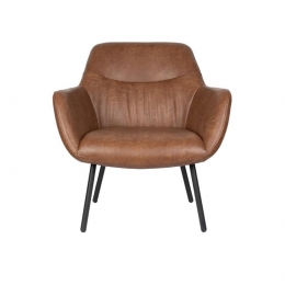 Puur-Kaseyfauteuil-vintagebruin