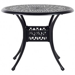 Beliani-ANCONA-Tuintafel-Zwart-90x90cm-Aluminium
