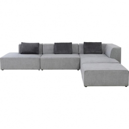 HoekbankInfinityXLRechtsGrijsKareDesign