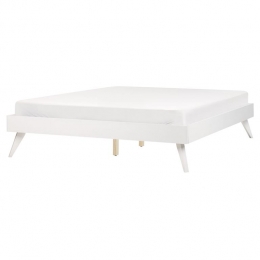 Beliani-BERRIC-Tweepersoonsbed-Wit-160x200cm-MDF