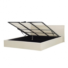 Beliani-ORBEY-Tweepersoonsbed-Beige-180x200cm-Polyester