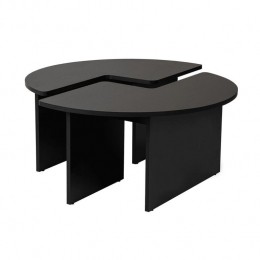 Calicosy-Setvan2SalontafelsMOIRA-B90cm-ZwartHoutlook